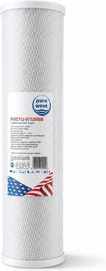 Water Filter Cartridge for Central Water Filtration System / Reverse Osmosis from Activated Carbon 20" 5 μm