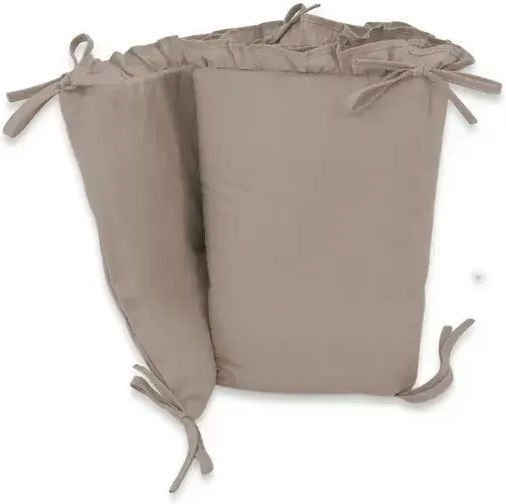 MimiNu Baby Bettwäsche-Set Für Krippe Mocha 3 Stück