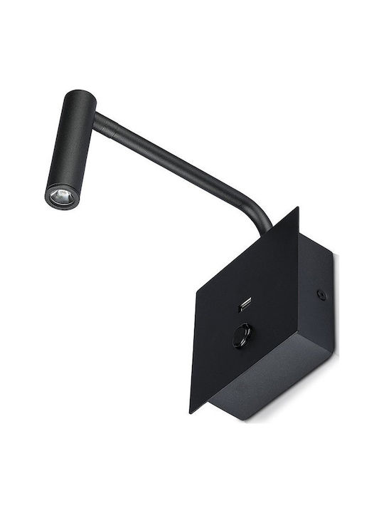 V-TAC Iluminat Exterior Montat Pe Perete Led Ip20 3w Cu Lumină Alb Cald 9x6x3cm