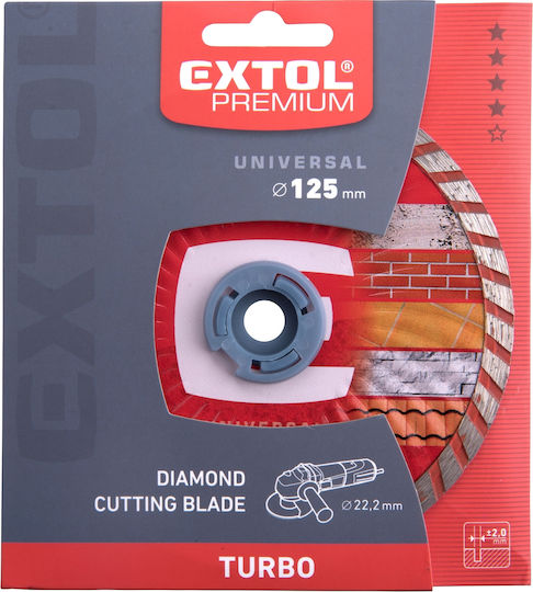 Disc De Tăiere Cu Diamant Extol Premium 125mm 108752