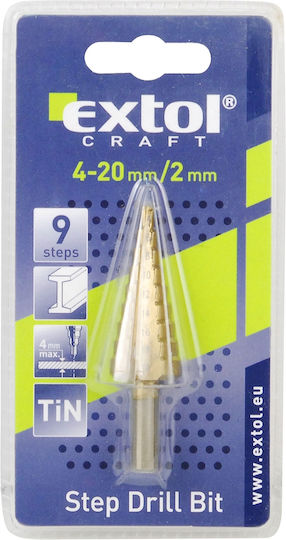Extol Craft Κωνικό Τρυπάνι για Ξύλο 2-20mm