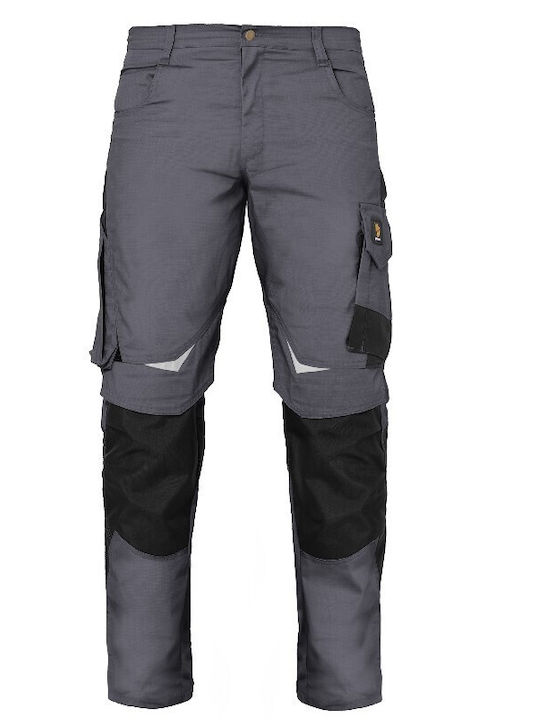 Procera Pantaloni de lucru reflectorizanți și impermeabili Gri
