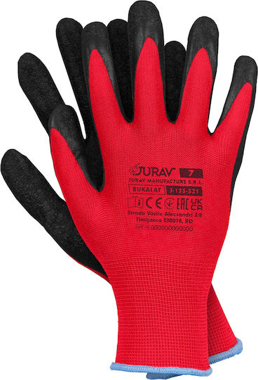 Reis Mănuși de lucru pentru grădină Roșii Poliester/Latex