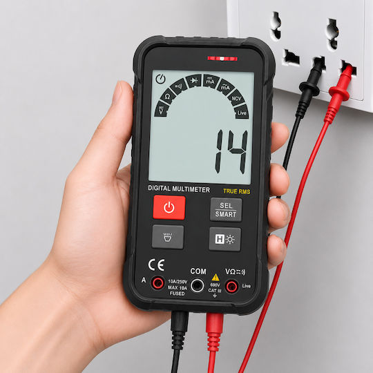 Multimetru digital True RMS cu măsurare AC / DC ED601