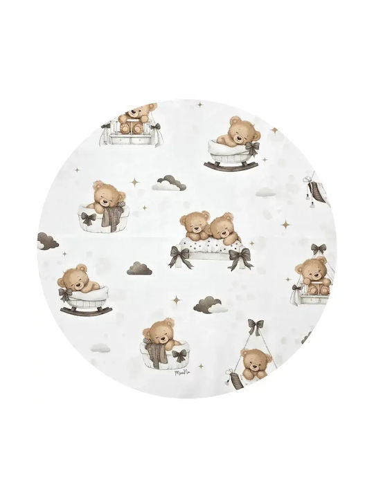 MimiNu Pernă pentru bebeluși pentru plagiocefalie Teddy Bear Dreams Bej 23x30εκ.