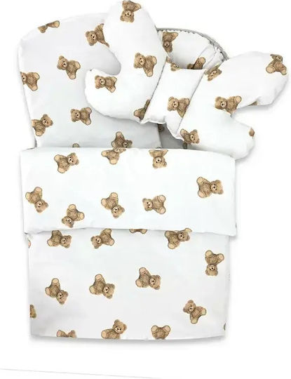 Qmini Baby-Kissen Nest Oeko Tex Standard 100 55x75cm