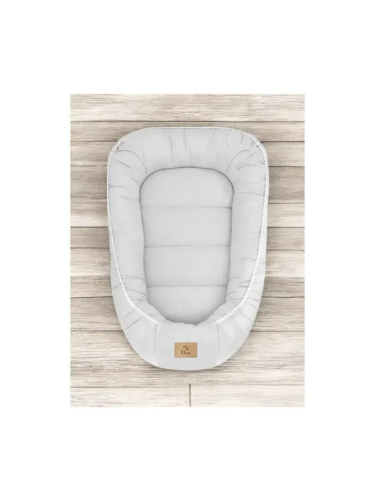 Qmini Βρεφικό Μαξιλάρι Φωλιά Gray 55x75εκ.