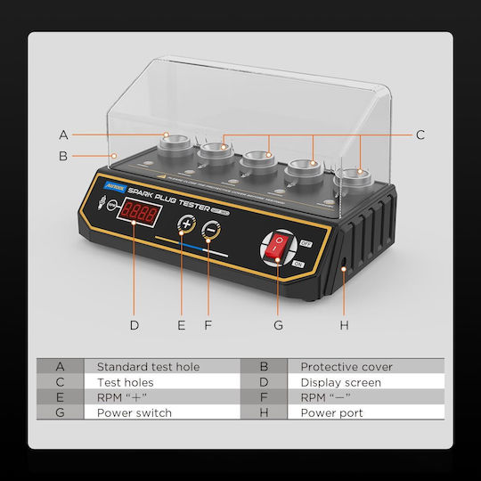 Autool Tester Auto Digital OBD 2 cu Cablu