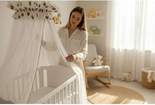 Qmini Qmini Baby Moskitonetz für Zimmer Mehrfarbige 400x170cm