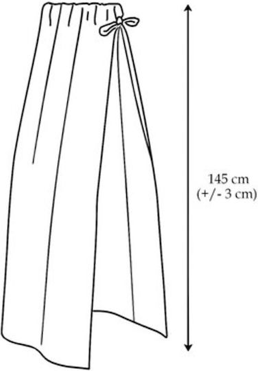 Qmini Plasă Împotriva Țânțarilor Bebe Pentru Pătuț Din Tulle Albastru 145x200cm