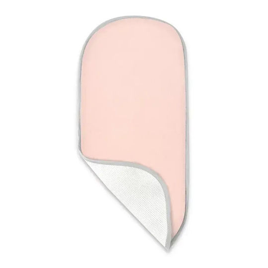 Qmini Pad respirabil pentru cărucior 37x77x1 cm Roz