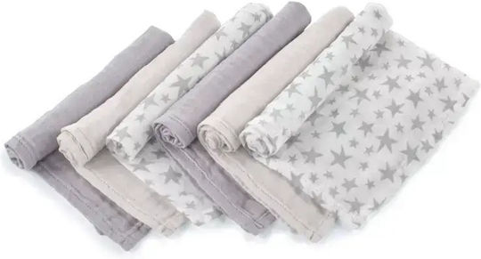 Qmini Swaddle Blanket Gri 35x35 cm