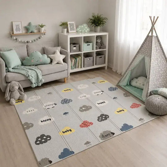 Bocioland Covor Pentru Copii Drumul Multicolor 180x150cm