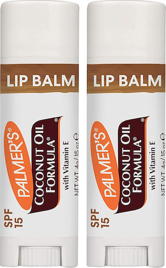Palmer's Set Ulei de buze pentru copii SPF15 Cocos 2 bucăți