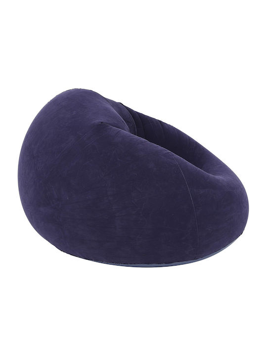 Fotolii Puf Fotoliu Scaune Saci De Fasole Și Puf Impermeabil Violet 100x100x65cm