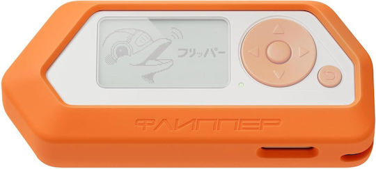 Soft Touch Silicone Protective Case Flipper Zero Shockproof Scratch-resistant Full Access To Usb-c Gpio Microsd Ir Ports Ergonomic Non-slip Design Orange