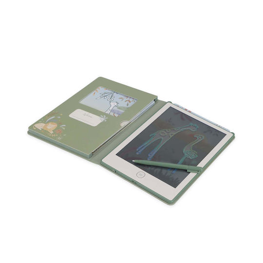 Little Dutch Writing Tablet Safari Friends Green