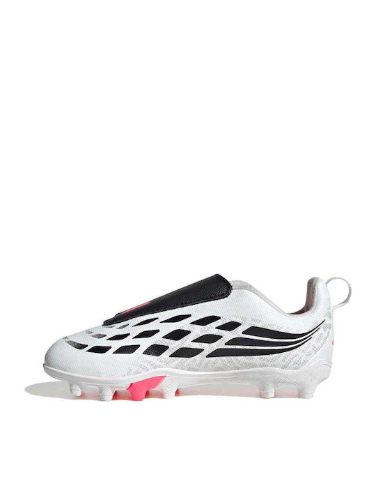 Predator Club FG/MG Kids Soccer Cleats With Molded Studs White