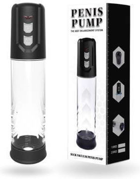 Male Automatic 2 Function Enhancer Penis Pump Transparent