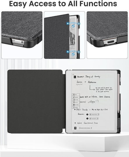 reMarkable Flip Cover Neagră (reMarkable Paper Pure 10.3)