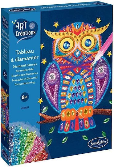 Creative Kit Diamonds Rhinestones Owl Canvas Sentosphere