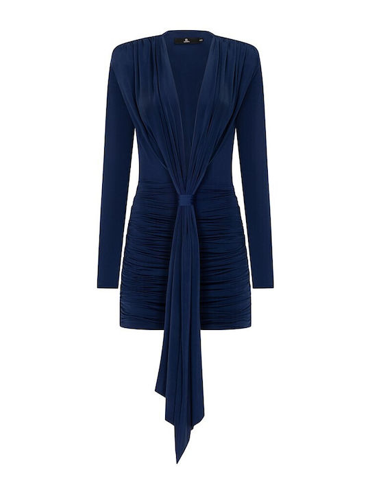 Summer Mini Evening Dress Blue