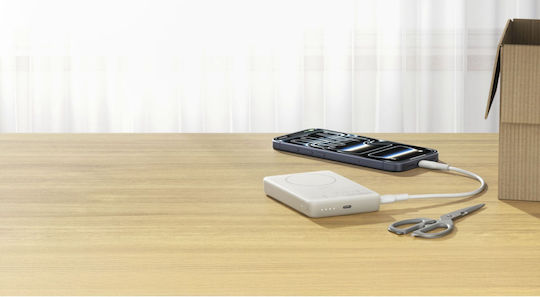 Belkin BoostCharge Slim Qi2 Power Bank 10000mAh 30W mit USB-C Ausgangsanschlüsse Beiges