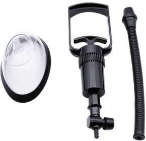 Set manual de pompă pentru clitoris și sfârcuri transparent