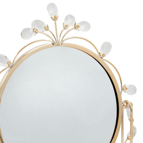 Keskor Makeup Mirror Tabletop 35x50cm Gold 43353-1