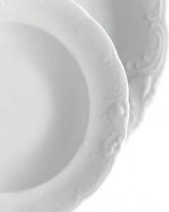 Emfasi White Porcelain Dinnerware Set 27pcs