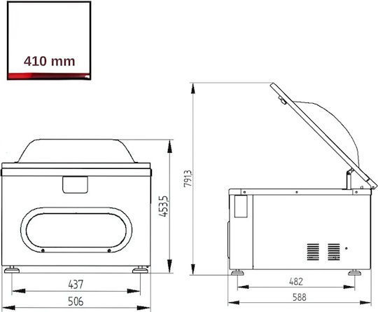 e-exoplismos Vacuum Sealer Internal