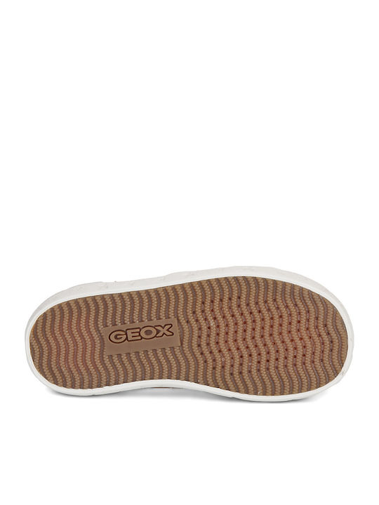 B Gisli Kids Sneakers High Anatomic with Hoop & Loop Closure Gold
