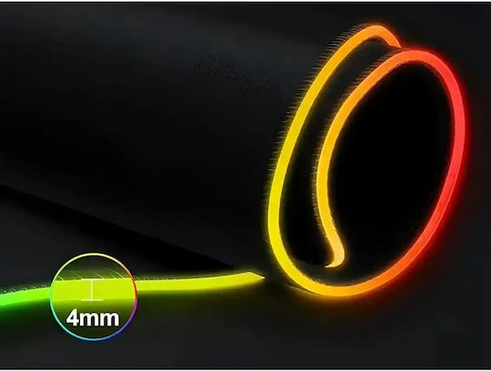 Verk Group Gaming Mauspad XXL (800mm) mit RGB-Beleuchtung über USB