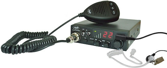 Pni Escort Hp 8001l Asq CB Πομποδέκter Auto 4w Am Fm Hörer Hs81l