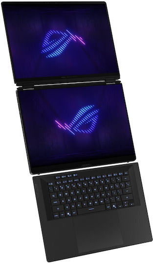 Asus Zephyrus Duo 16 GX651AX-SR075X 16" OLED Ecran tactil 120Hz (Ultra 9-386H/64GB/2TB SSD/GeForce RTX 5090/W11 Pro) Gri Stellar (Tastatură US)
