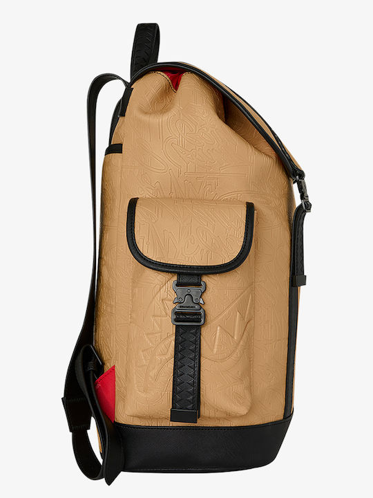 Sprayground Men Henny Melt Monte Carlo Ученическа Раница Бежова 29 x 15 x 45.7см