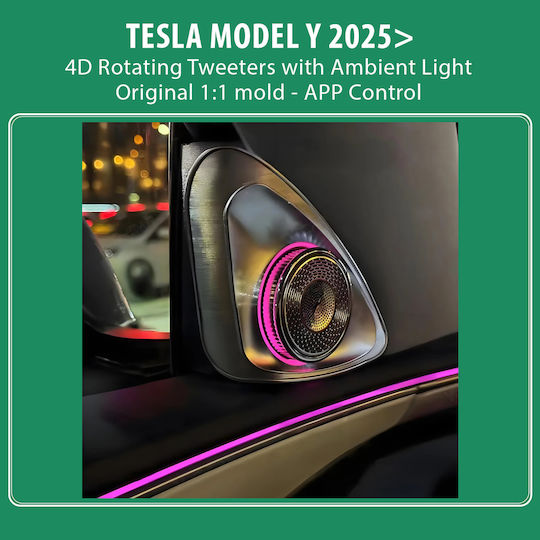 Digital IQ Interior Hidden Ambient Lighting Tesla Model Y Mod. 2025> Digital IQ Ambient TS 3923