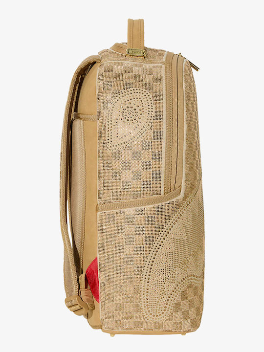 Sprayground 2 Tone Gold Trinity Ученическа раница Златиста 29 x 15 x 45.7см