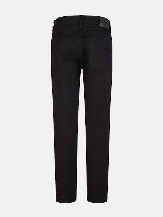 Мъжко Джинсово Панталон Relaxed Tapered Кройка Черен