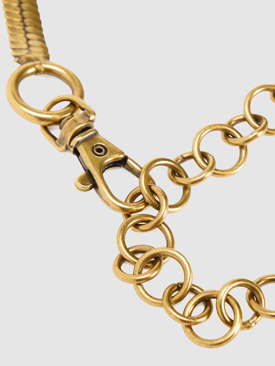Damen Gürtel Goldene Kette