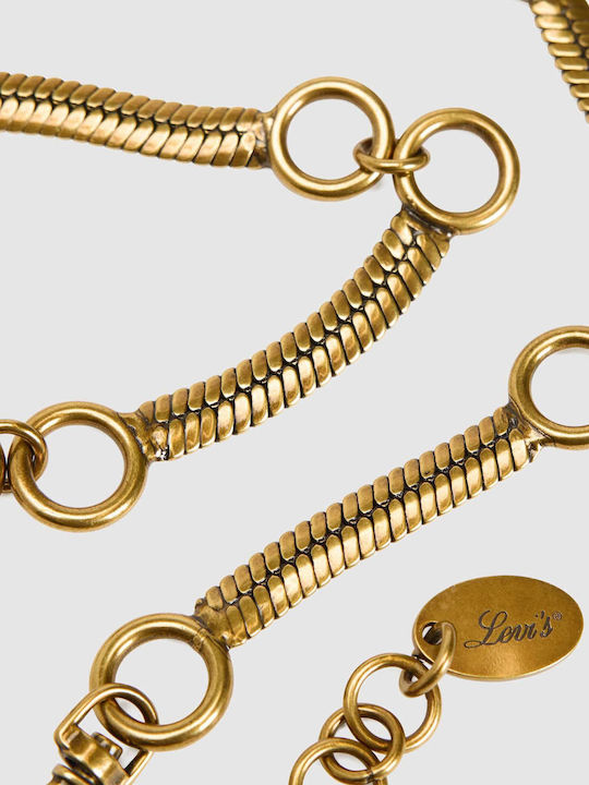 Damen Gürtel Goldene Kette