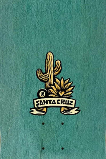 Santa Cruz Skateboard Shortboard Rote