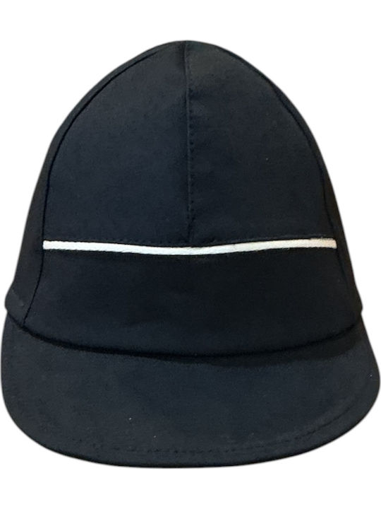 Lapin Kids' Jockey Fabric Hat Navy Blue Lapin Kids' Jockey Fabric Hat Navy Blue