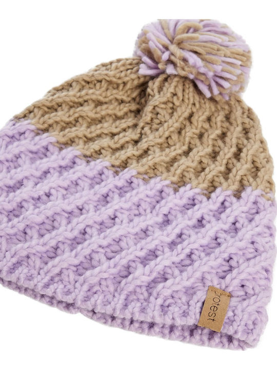 Beanie Căciulă Pentru Femei Tricotată Violet
