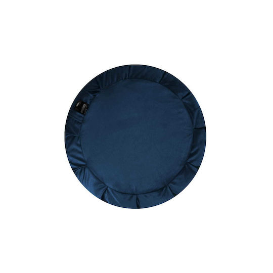 Meditation Cushion Zafu Omm Yoga Navy Blue