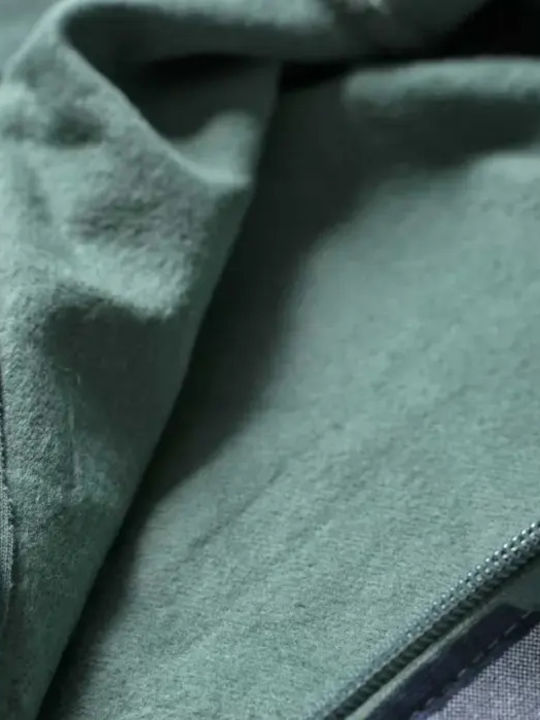 Kids Cardigan With Hood Olive