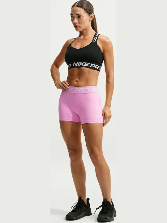 Dri-Fit Mid-rise Training Women's Bike Leggings Pink Rise / White