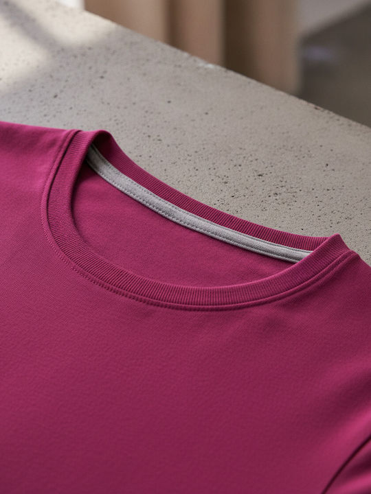 SG Herren Werbebekleidung Kurzärmeliges T-Shirt Dunkel Rosa
