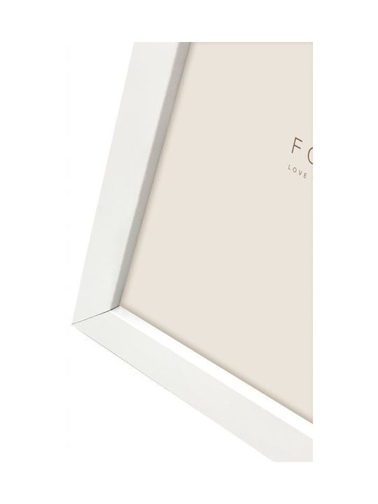 Focus Plastic Photo Frame with White Frame