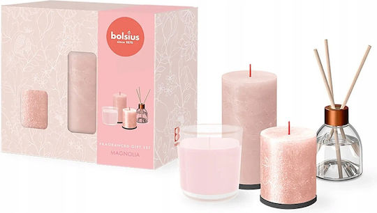Scented Candle Set Home Sweet Home Magnolia 8717847191199 8717847191199 8717847191199